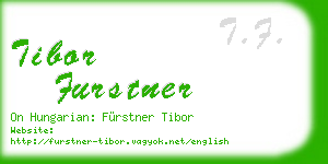 tibor furstner business card