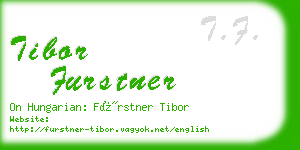tibor furstner business card